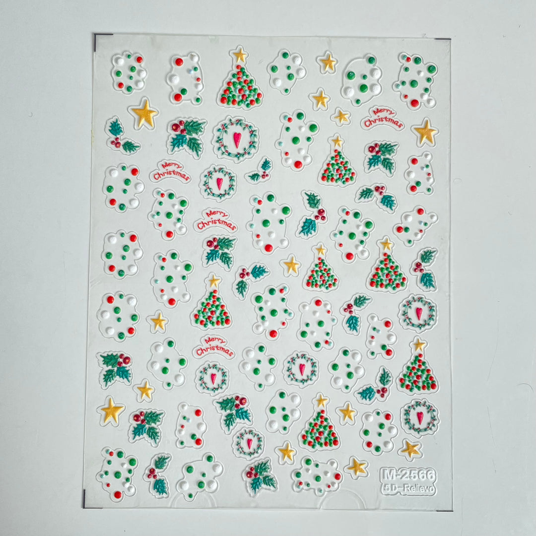 Christmas Decor PLAY Nail Art Sticker