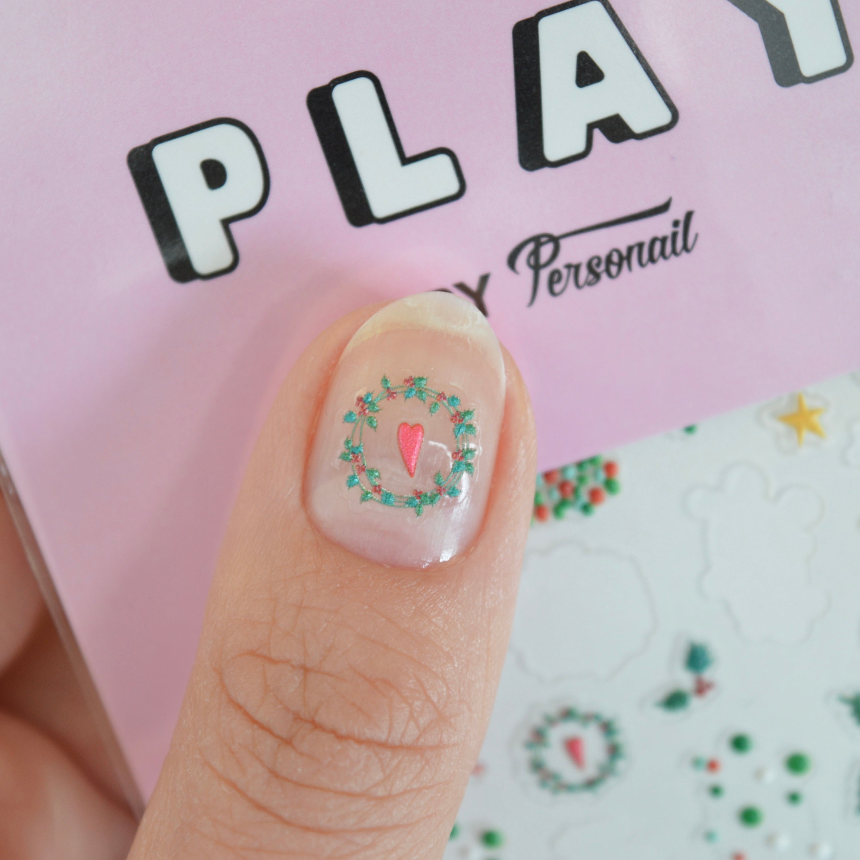 Christmas Decor PLAY Nail Art Sticker