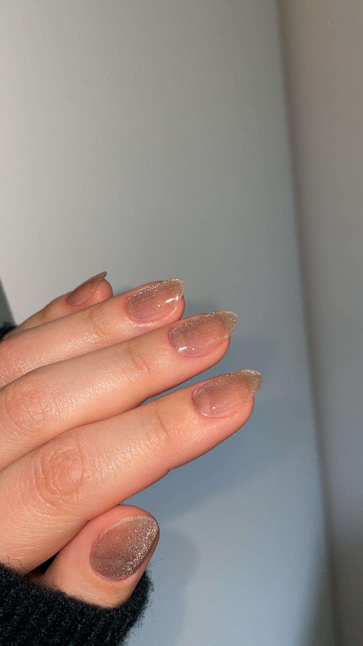 Chrome Nude | Super Jellies DIY Hard Semi Cured Gel Nail Wraps