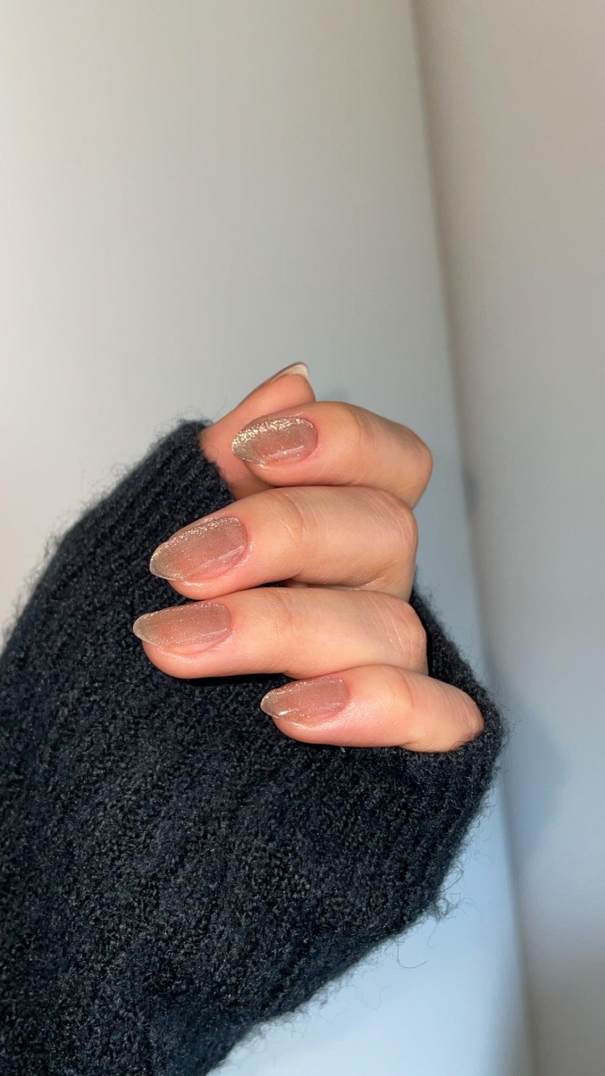 Chrome Nude | Super Jellies DIY Hard Semi Cured Gel Nail Wraps