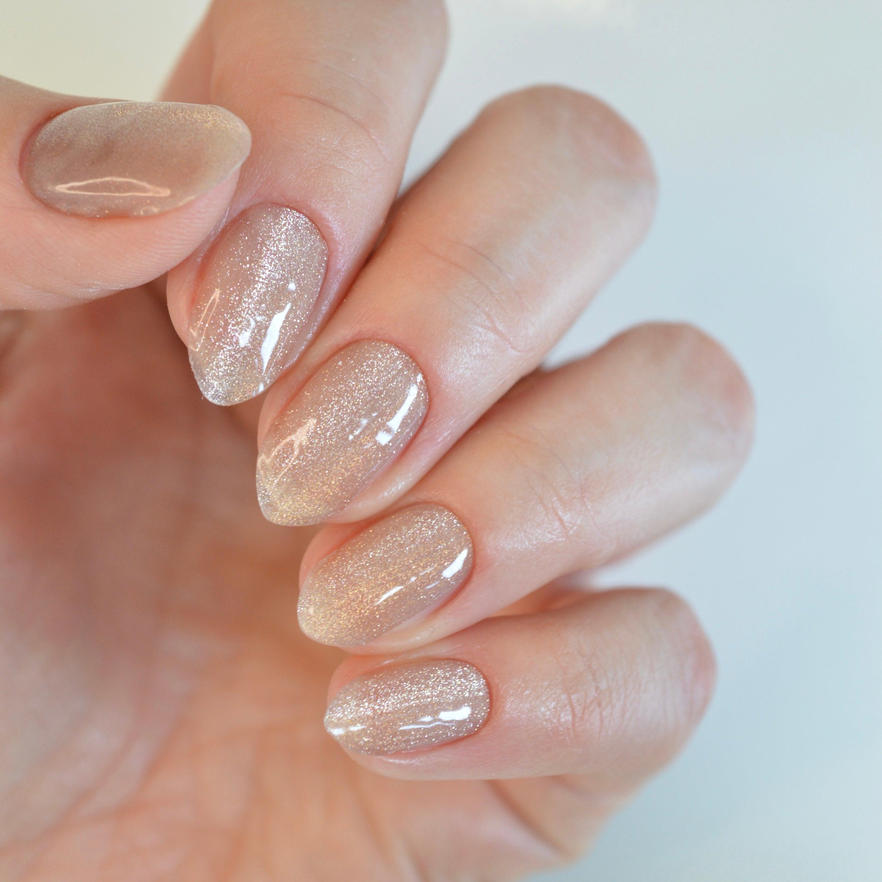 Chrome Nude | Super Jellies DIY Hard Semi Cured Gel Nail Wraps
