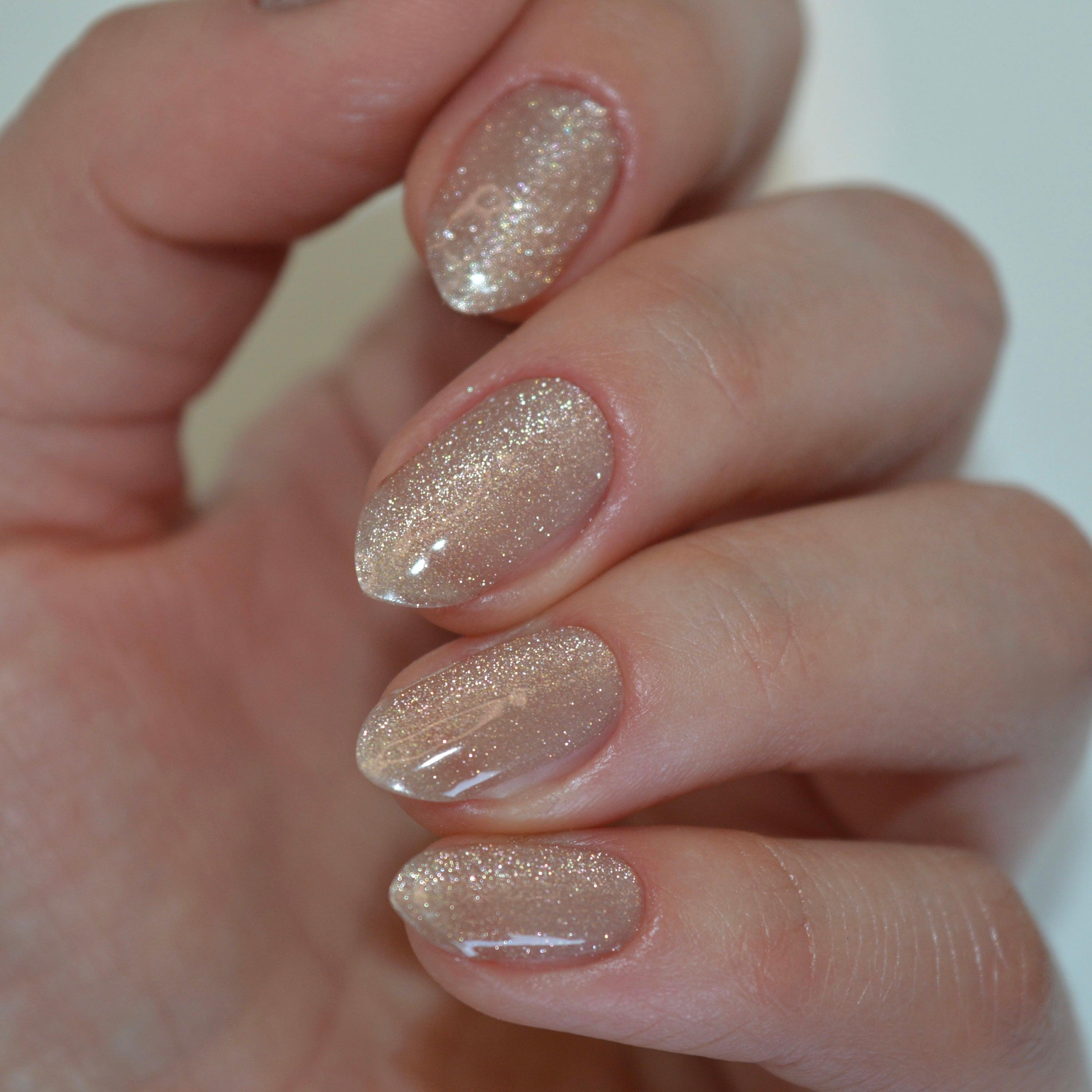 Chrome Nude | Super Jellies DIY Hard Semi Cured Gel Nail Wraps