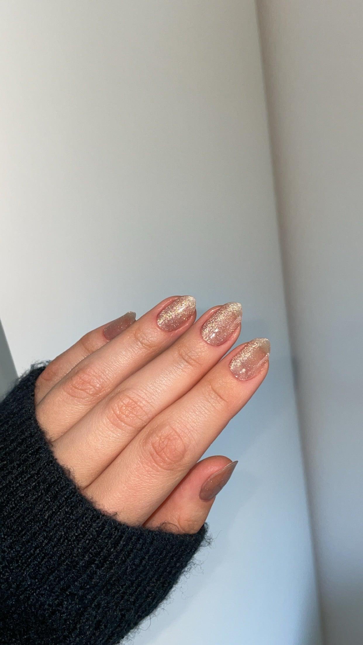 Chrome Nude | Super Jellies DIY Hard Semi Cured Gel Nail Wraps