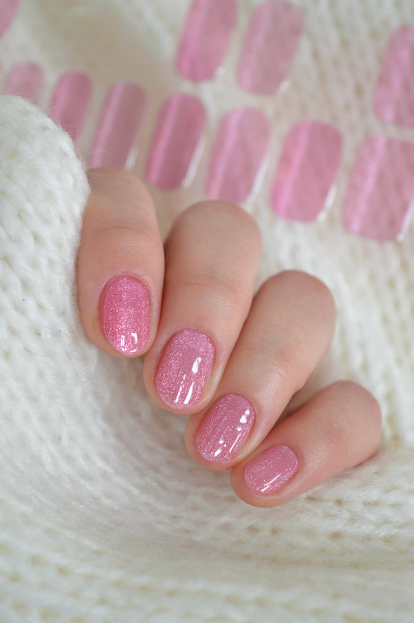Chrome (Pink) | Super Jellies DIY Hard Semi Cured Gel Nail Wraps
