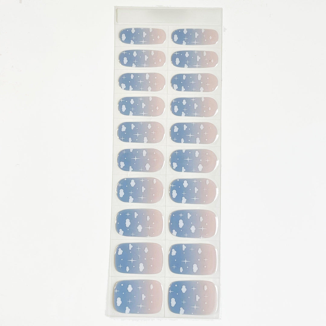 Cloudy Day | Super Jellies DIY Hard Semi Cured Gel Nail Wraps