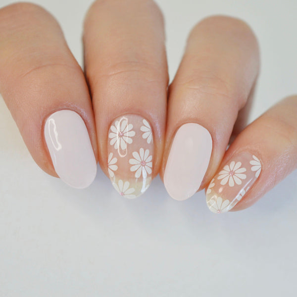 Daisy Chain | Super Jellies DIY Hard Semi Cured Gel Nail Wraps