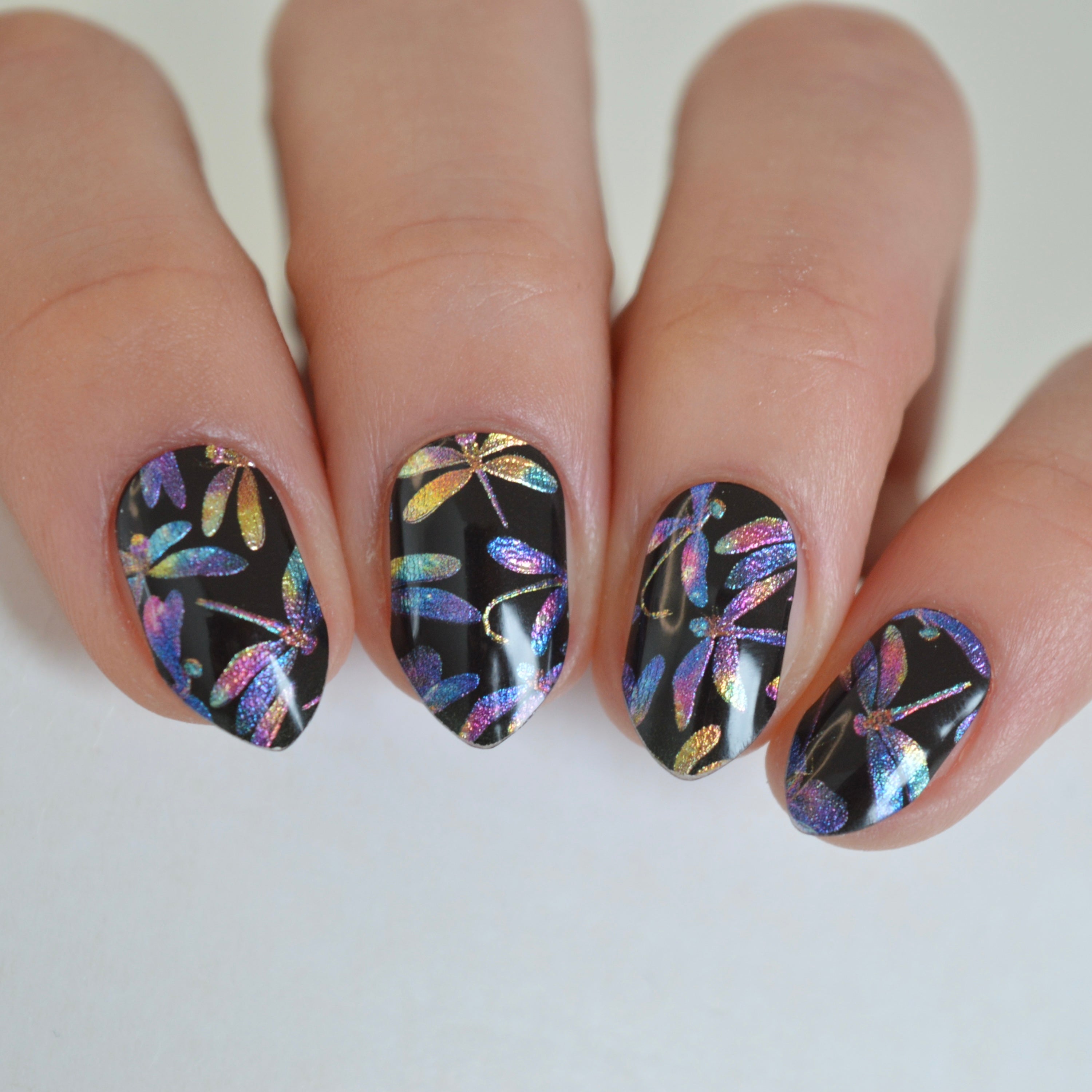 Dragonfly | Super Jellies DIY Hard Semi Cured Gel Nail Wraps
