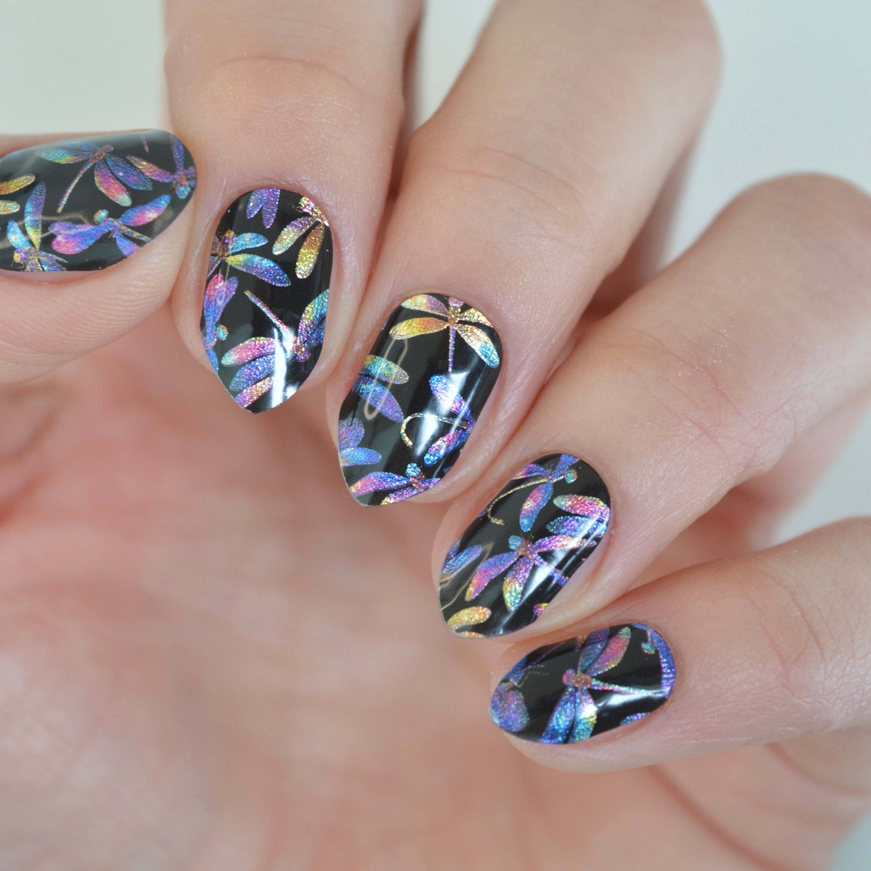 Dragonfly | Super Jellies DIY Hard Semi Cured Gel Nail Wraps