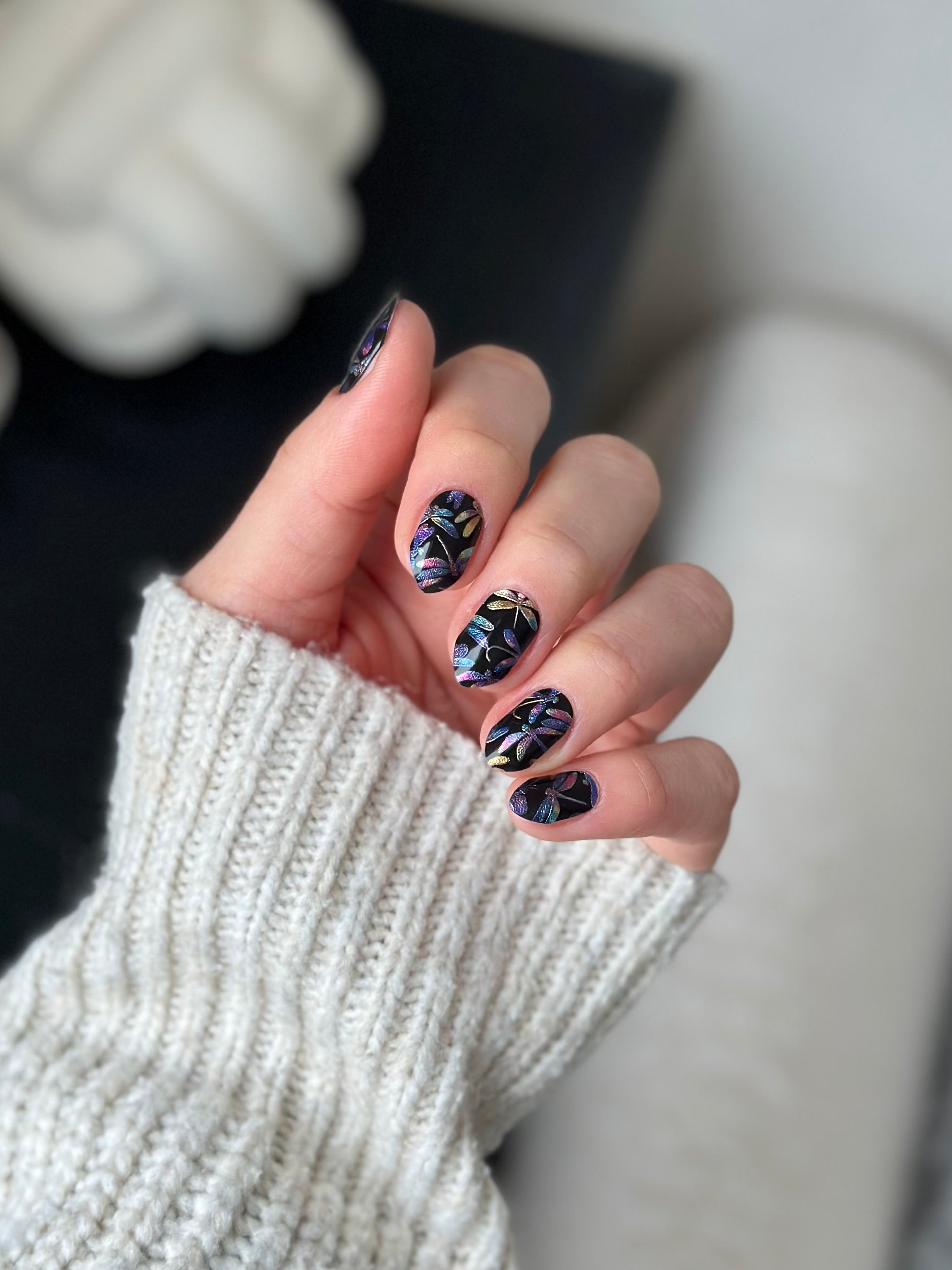Dragonfly | Super Jellies DIY Hard Semi Cured Gel Nail Wraps