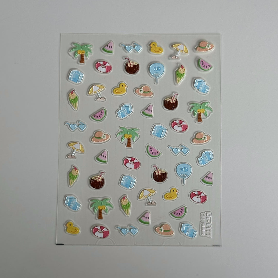 Ducky PLAY Nail Art Sticker