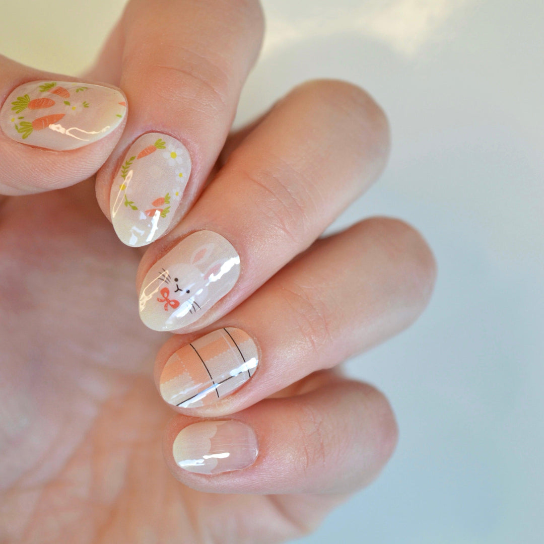 Easter Bunny | Jellies DIY Soft Semi Cured Gel Nail Wraps