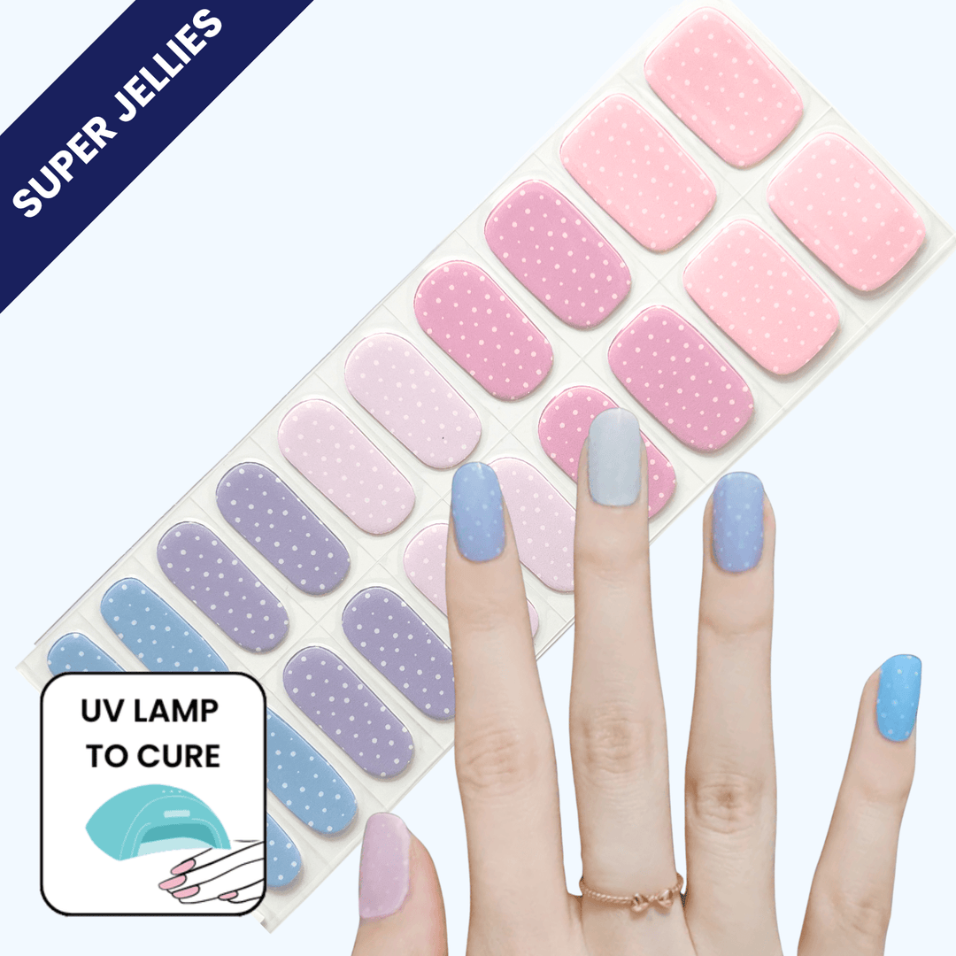 Easter Eggs | Super Jellies DIY Hard Semi Cured Gel Nail Wraps