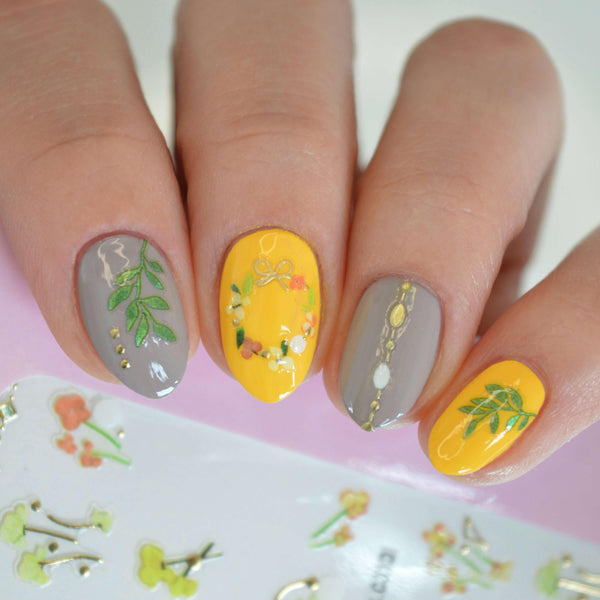 Falling Leaves PLAY Nail Art Sticker