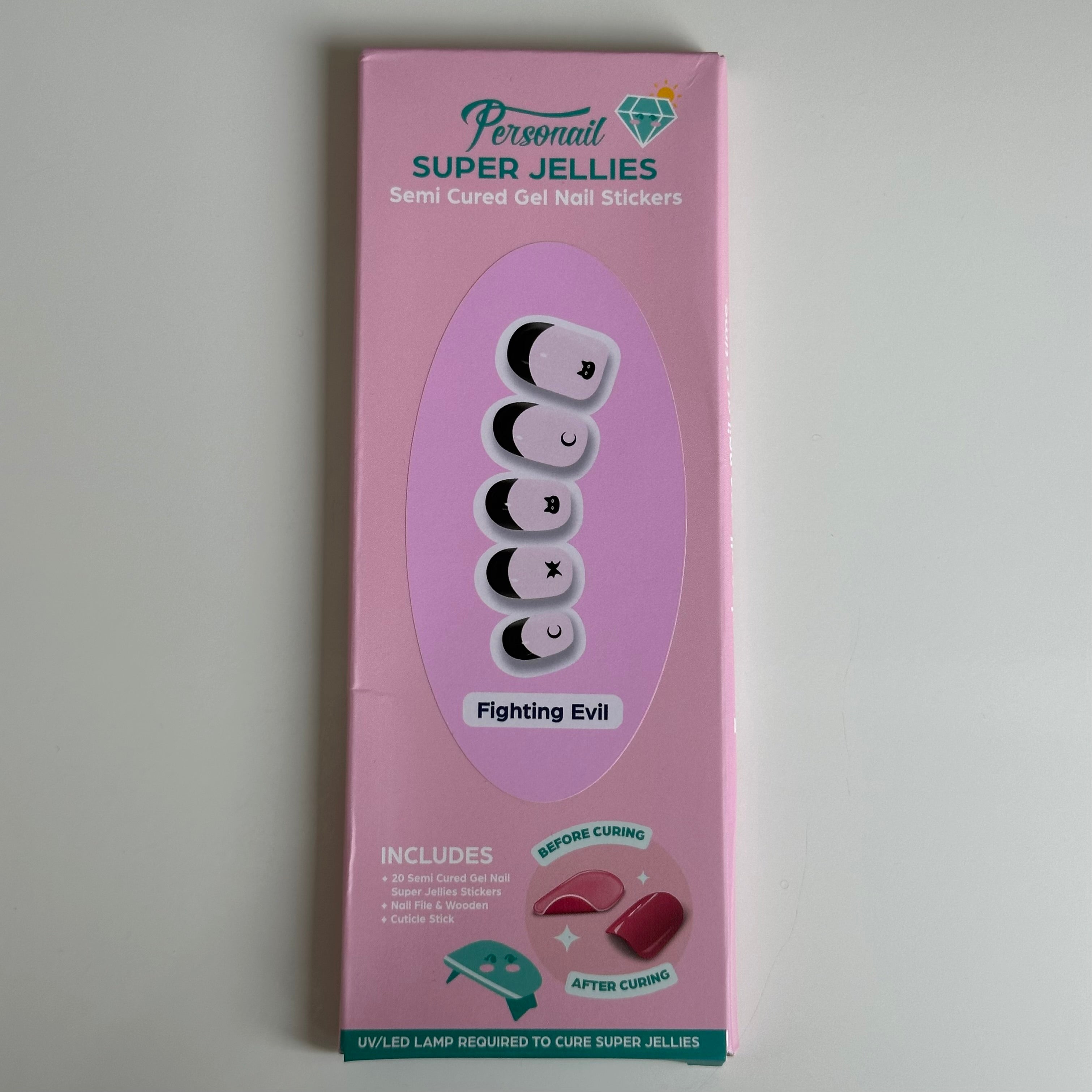 Fighting Evil | Super Jellies DIY Hard Semi Cured Gel Nail Wraps