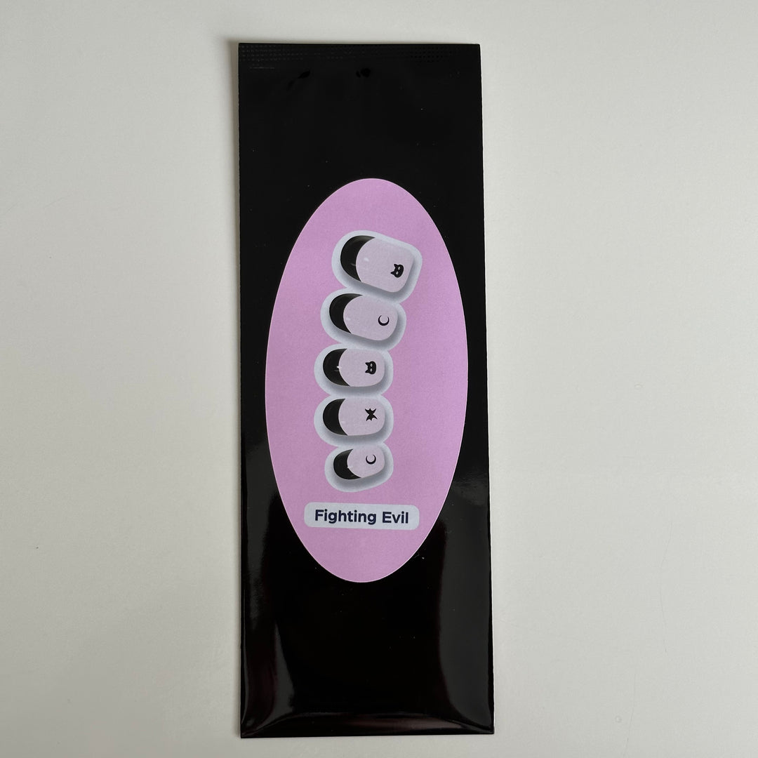 Fighting Evil | Super Jellies DIY Hard Semi Cured Gel Nail Wraps