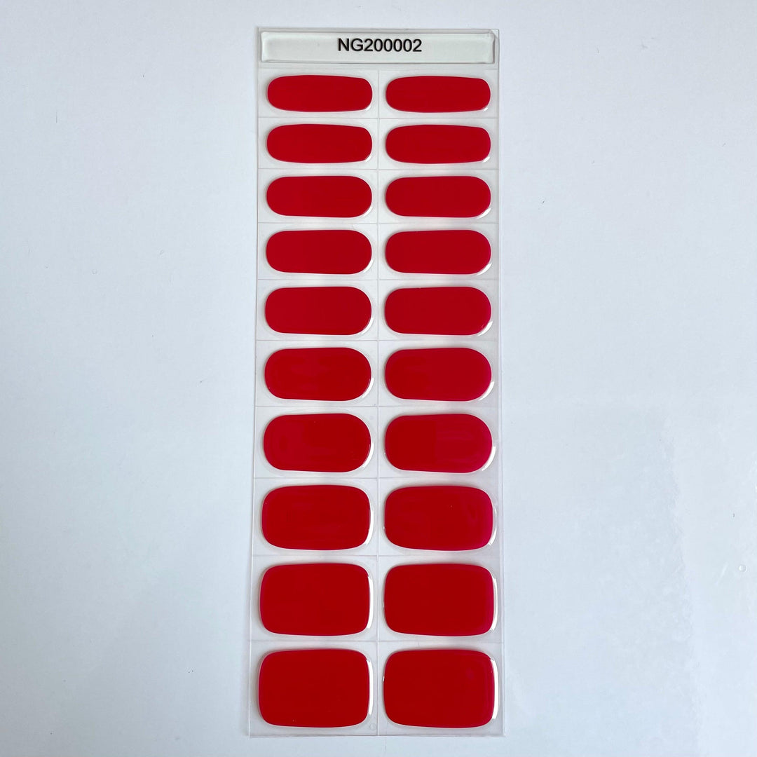 Red Delicious | Super Jellies DIY Hard Semi Cured Gel Nail Wraps