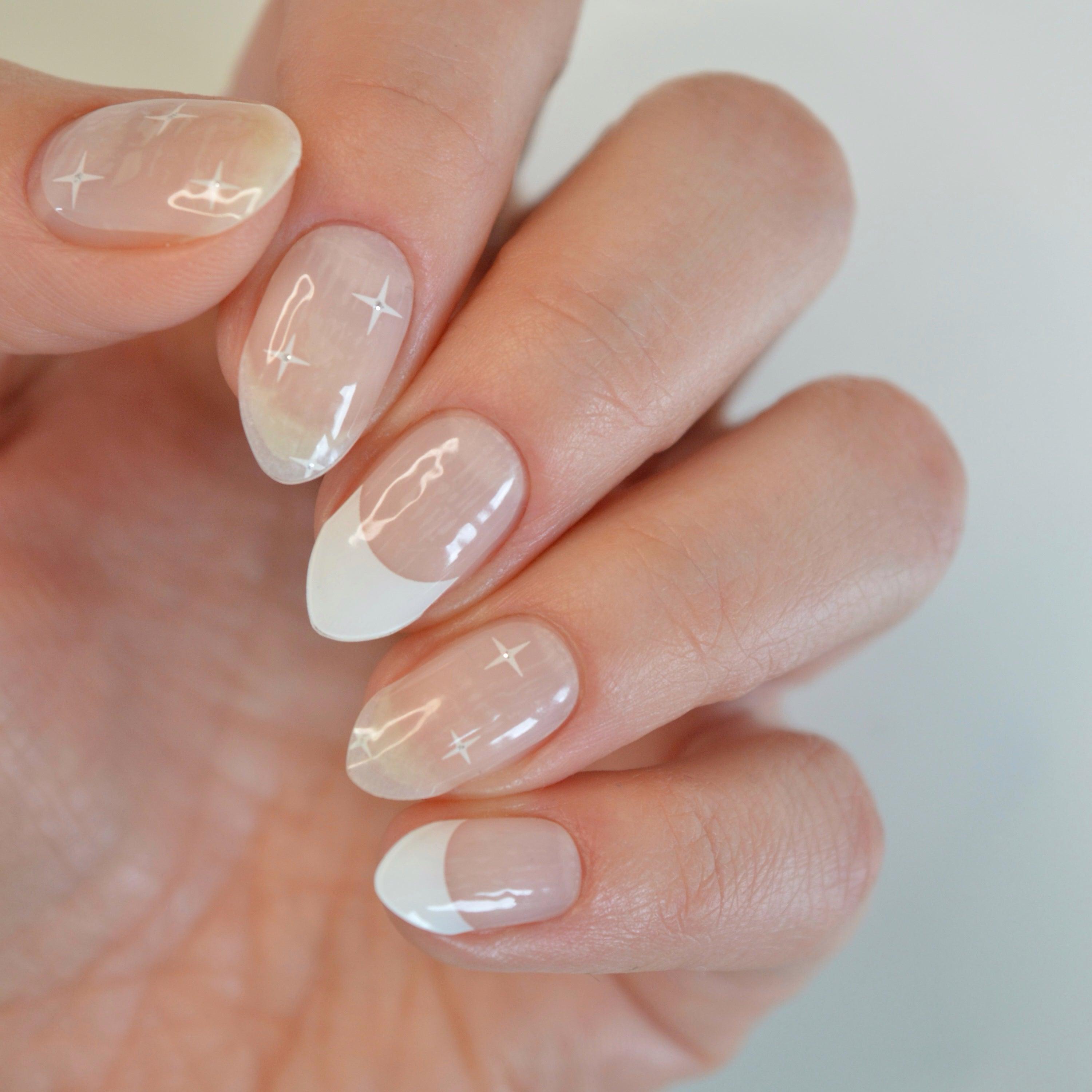 Frenchie Star | Super Jellies DIY Hard Semi Cured Gel Nail Wraps