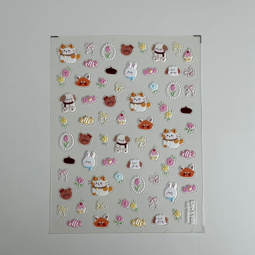 Friends PLAY Nail Art Sticker