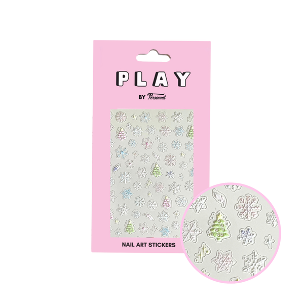 Frosty Tree PLAY Nail Art Sticker