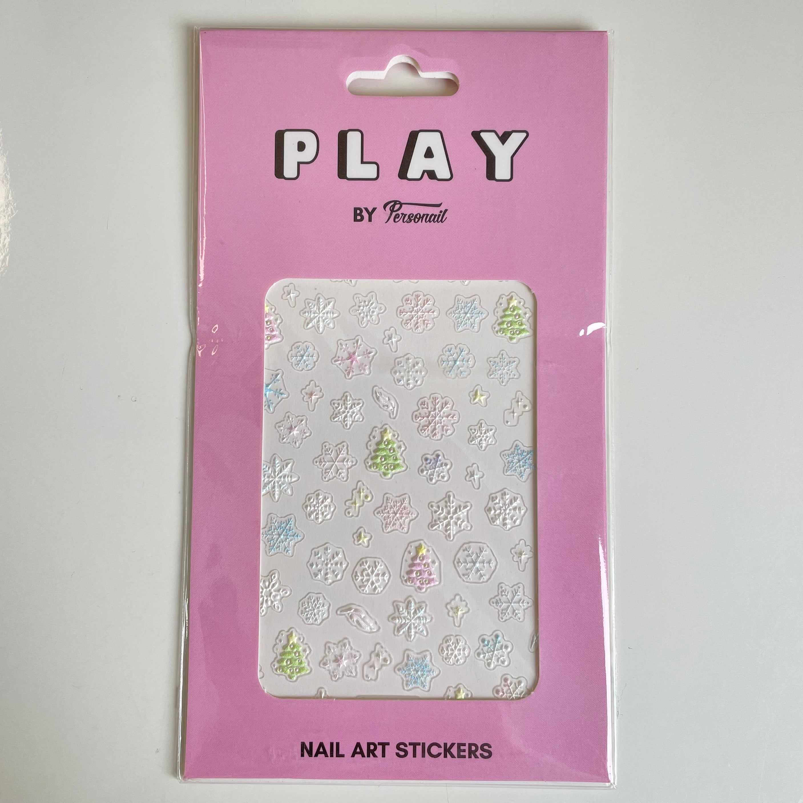 Frosty Tree PLAY Nail Art Sticker