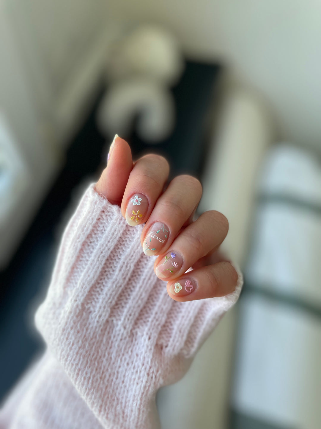 Full Bloom Nail Art Sticker
