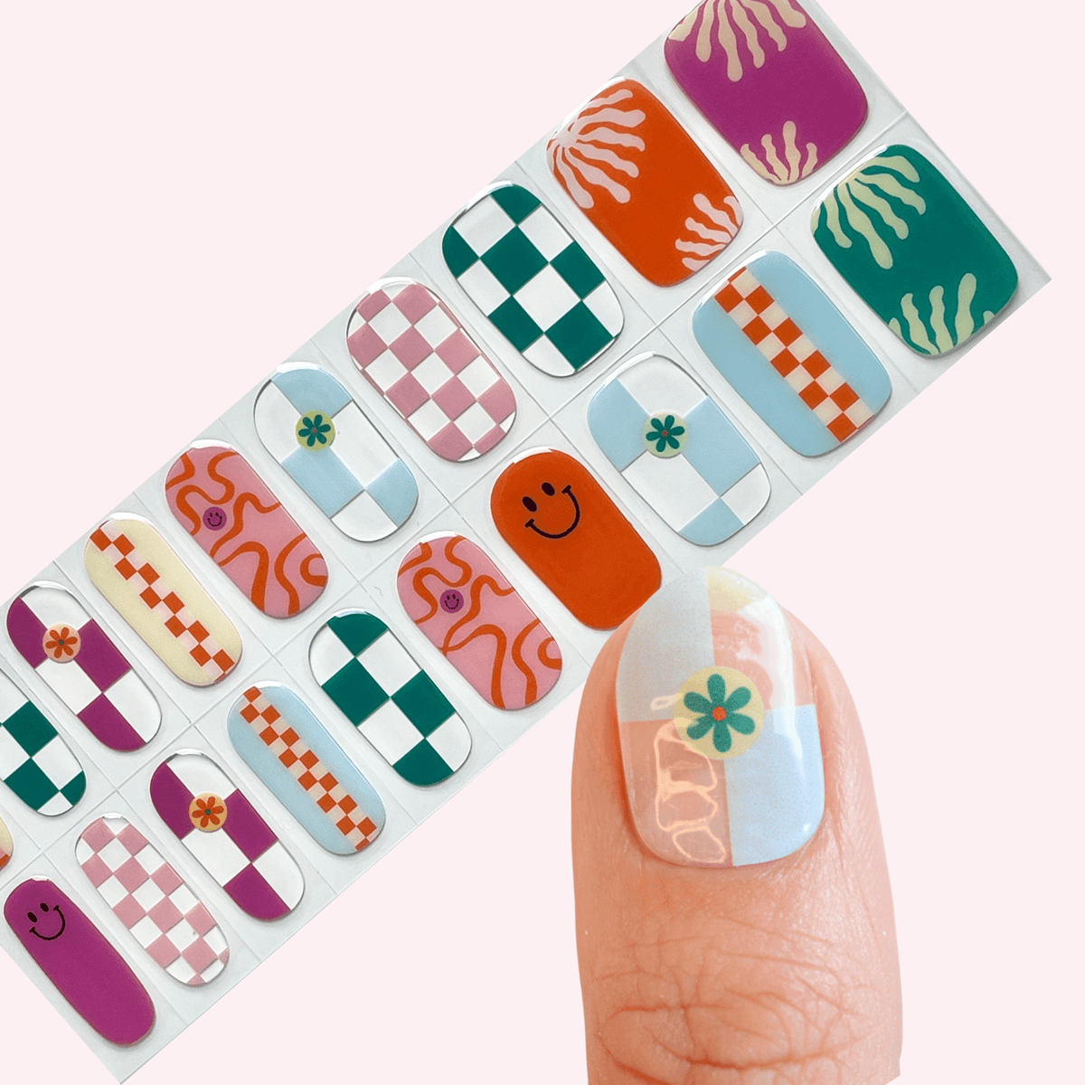 Fun In The Sun | Super Jellies DIY Hard Semi Cured Gel Nail Wraps ...