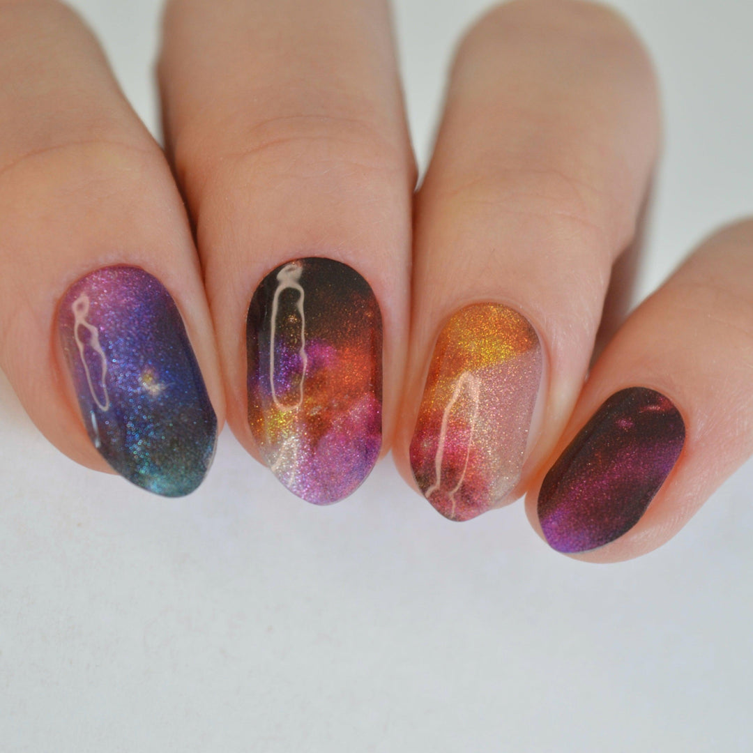 Galaxies | Super Jellies DIY Hard Semi Cured Gel Nail Wraps