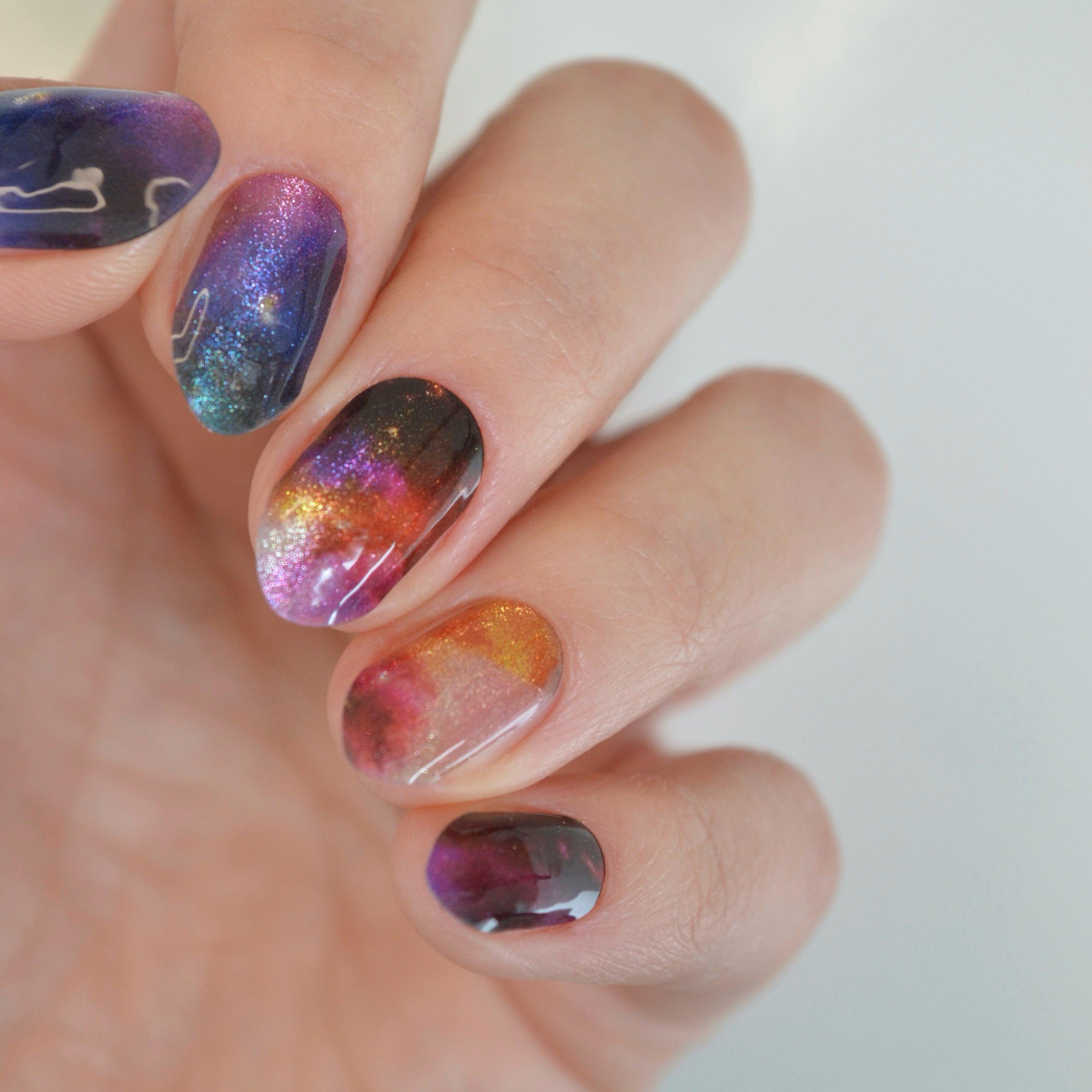 Galaxies | Super Jellies DIY Hard Semi Cured Gel Nail Wraps