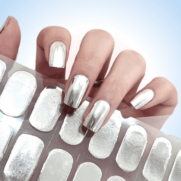 Sterling | NO Cure Gel Nail Wraps