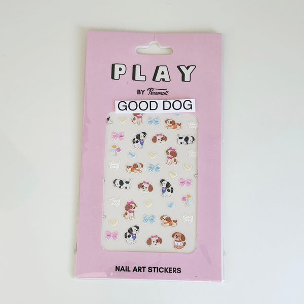Good Dog PLAY Nail Art Sticker