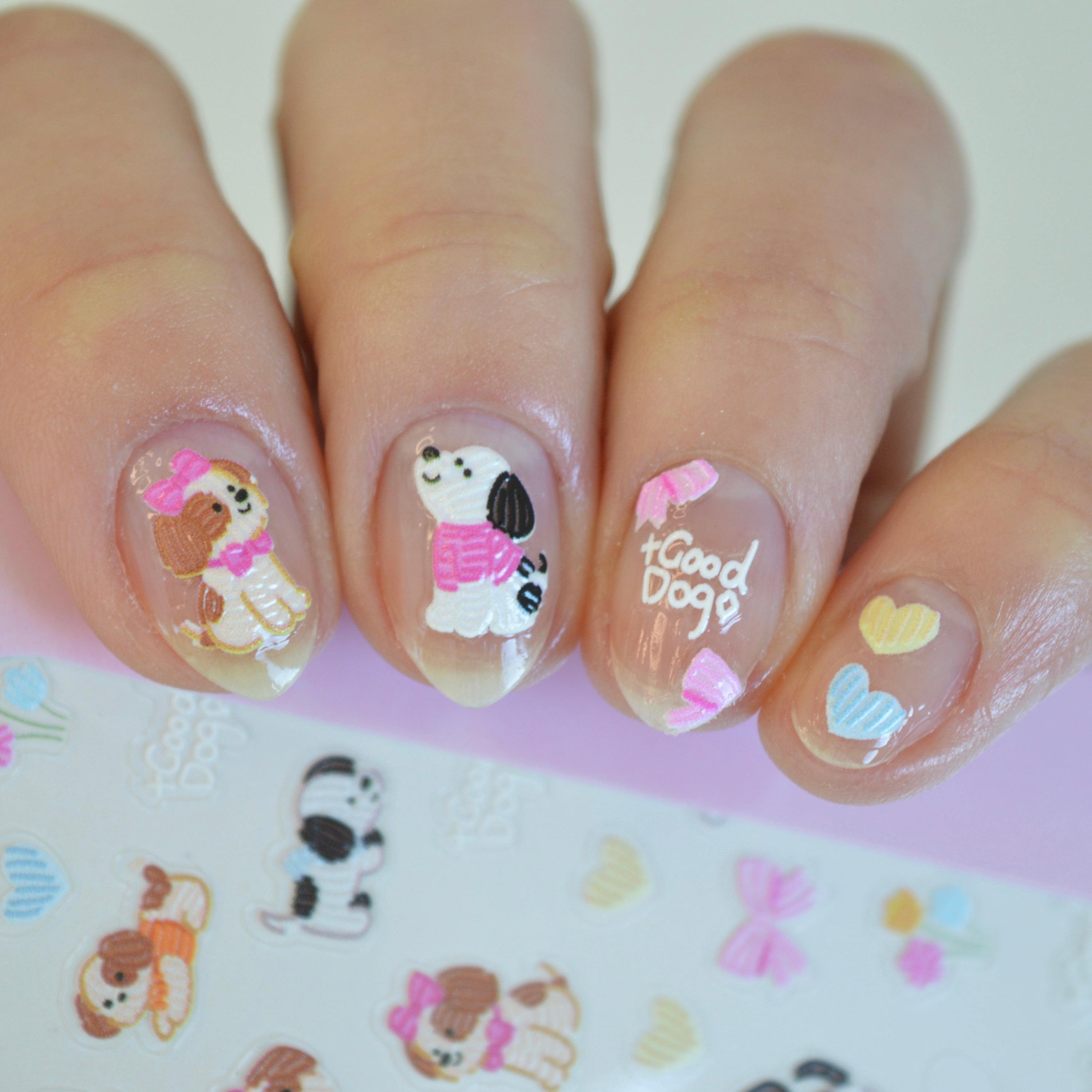 Good Dog PLAY Nail Art Sticker