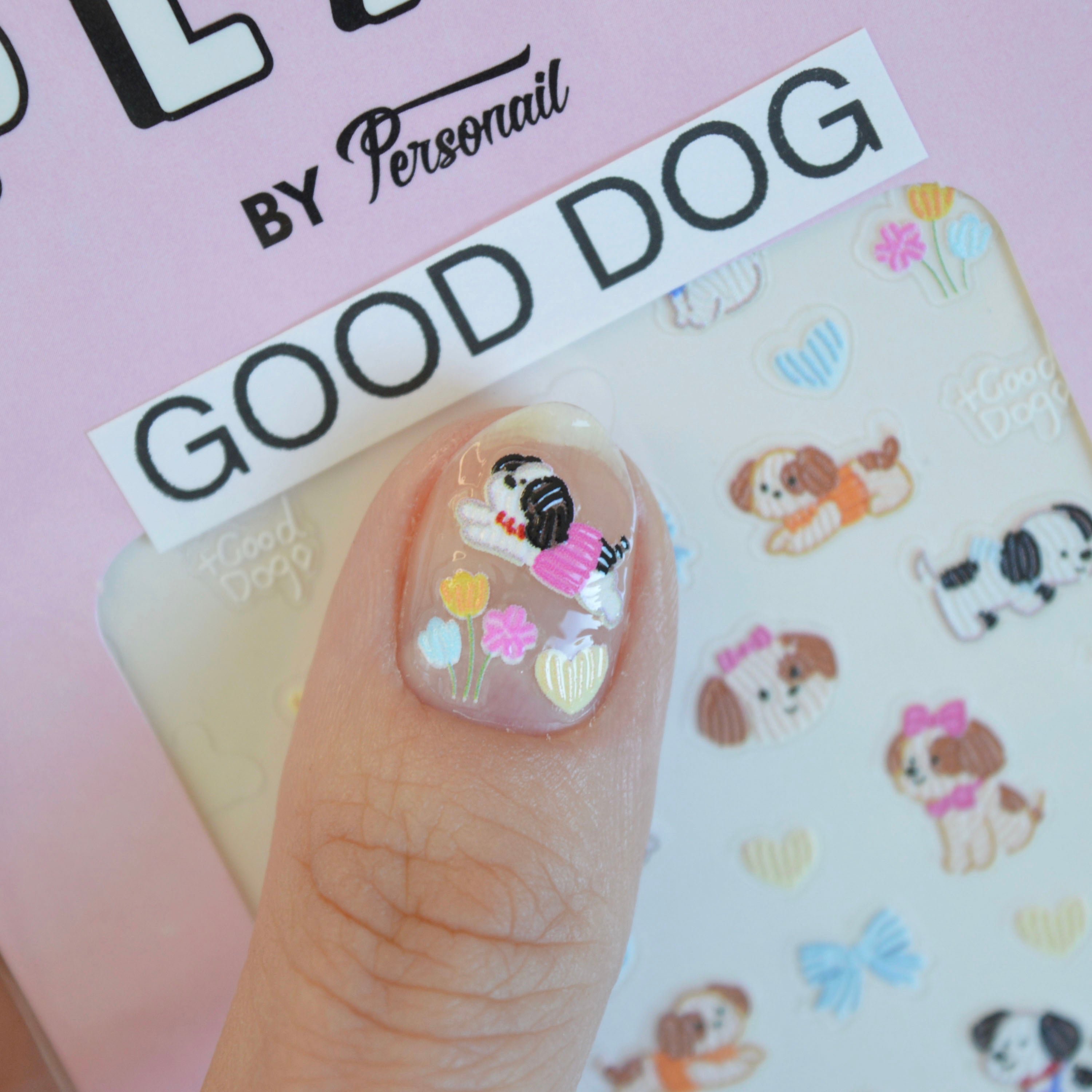 Good Dog PLAY Nail Art Sticker