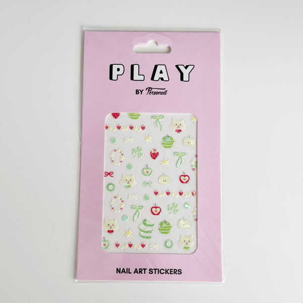 Green Apple PLAY Nail Art Sticker