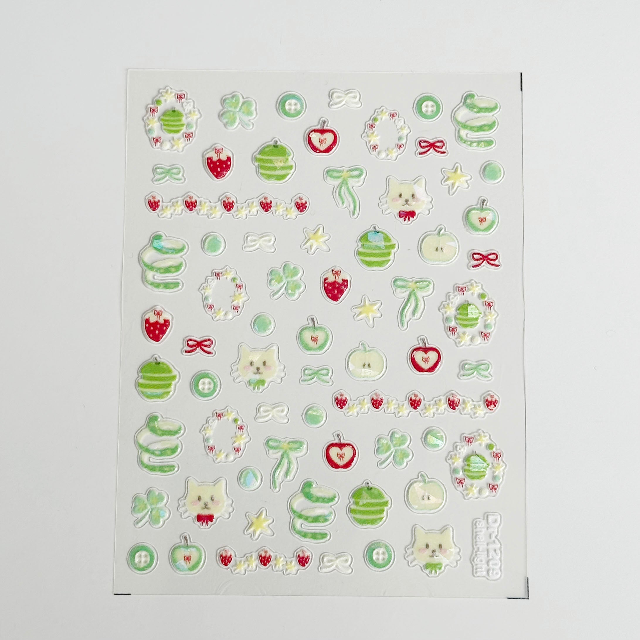 Green Apple PLAY Nail Art Sticker