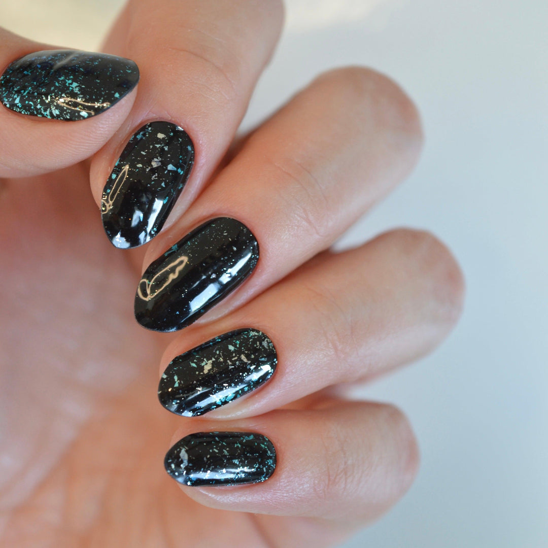 Gunmetal | Super Jellies DIY Hard Semi Cured Gel Nail Wraps