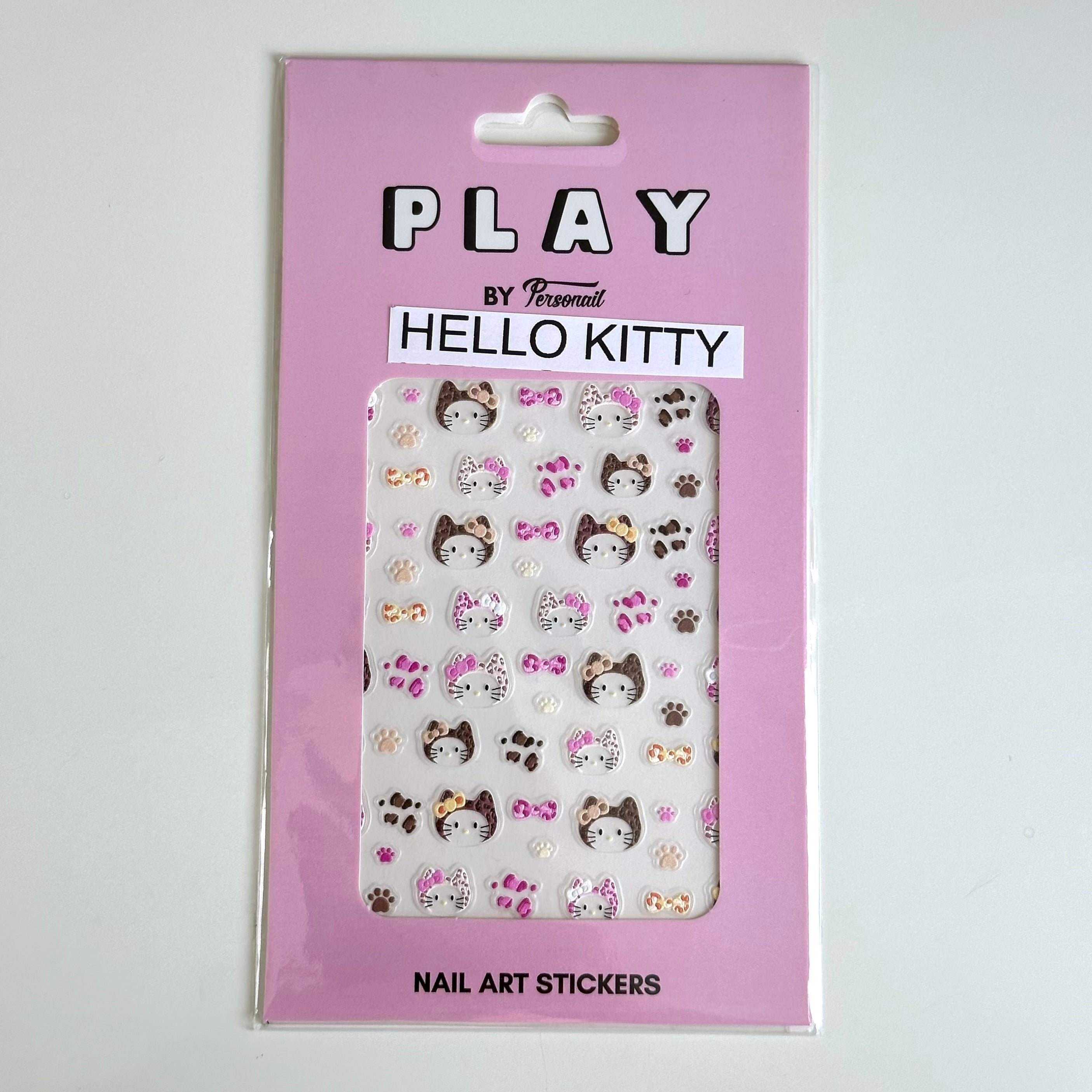 Kitty Bows PLAY Nail Art Sticker