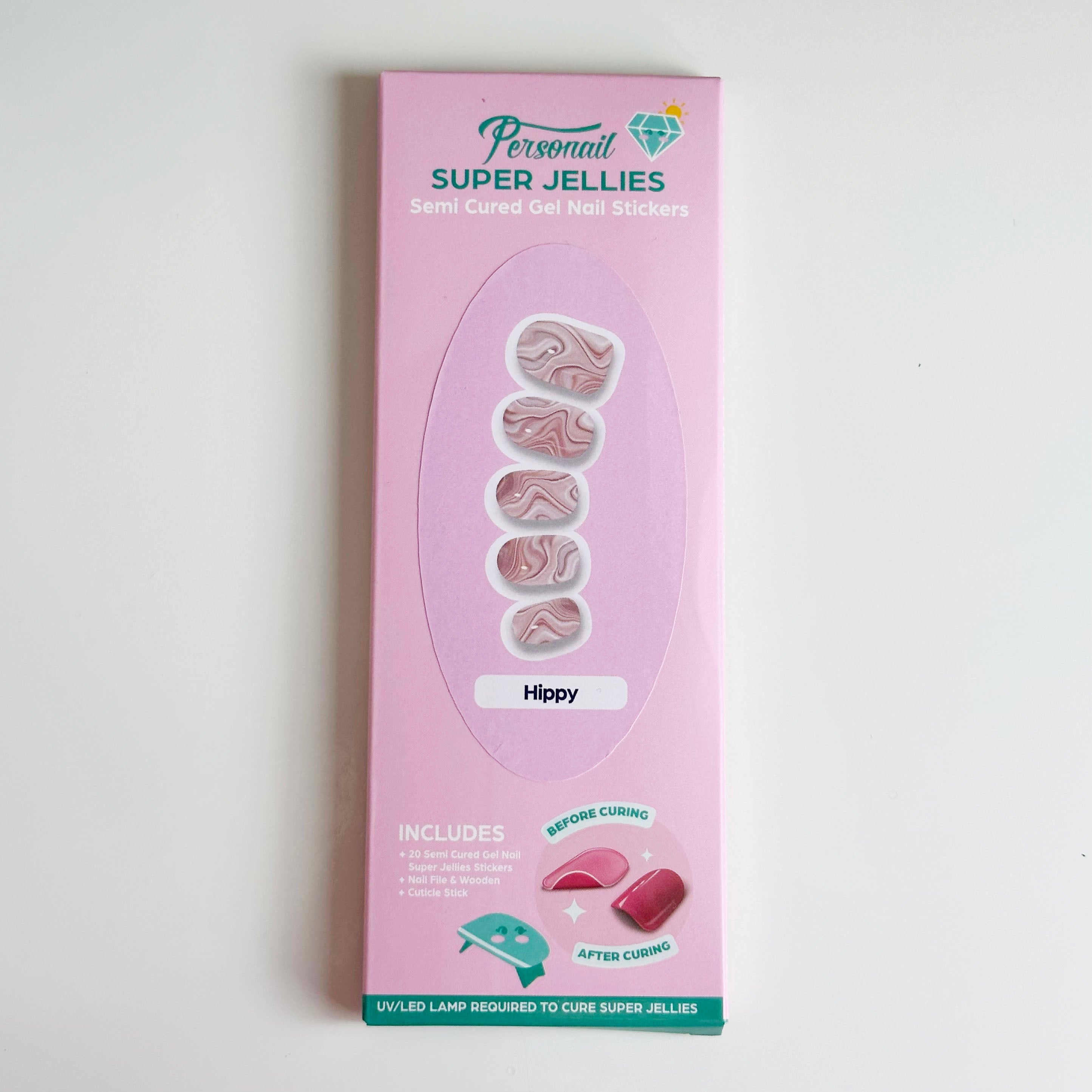 Hippy | Super Jellies DIY Hard Semi Cured Gel Nail Wraps