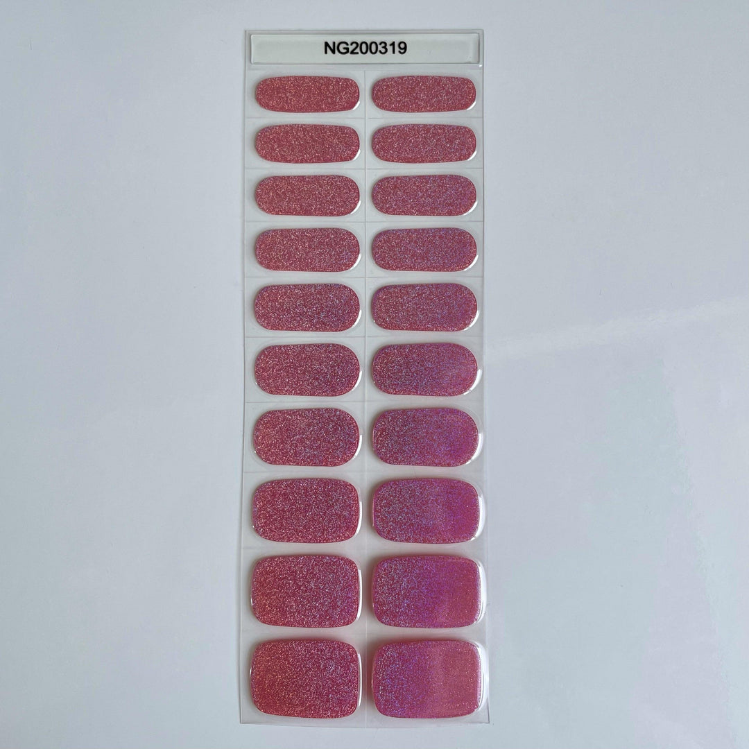 Holo Holo Pink | Super Jellies DIY Hard Semi Cured Gel Nail Wraps
