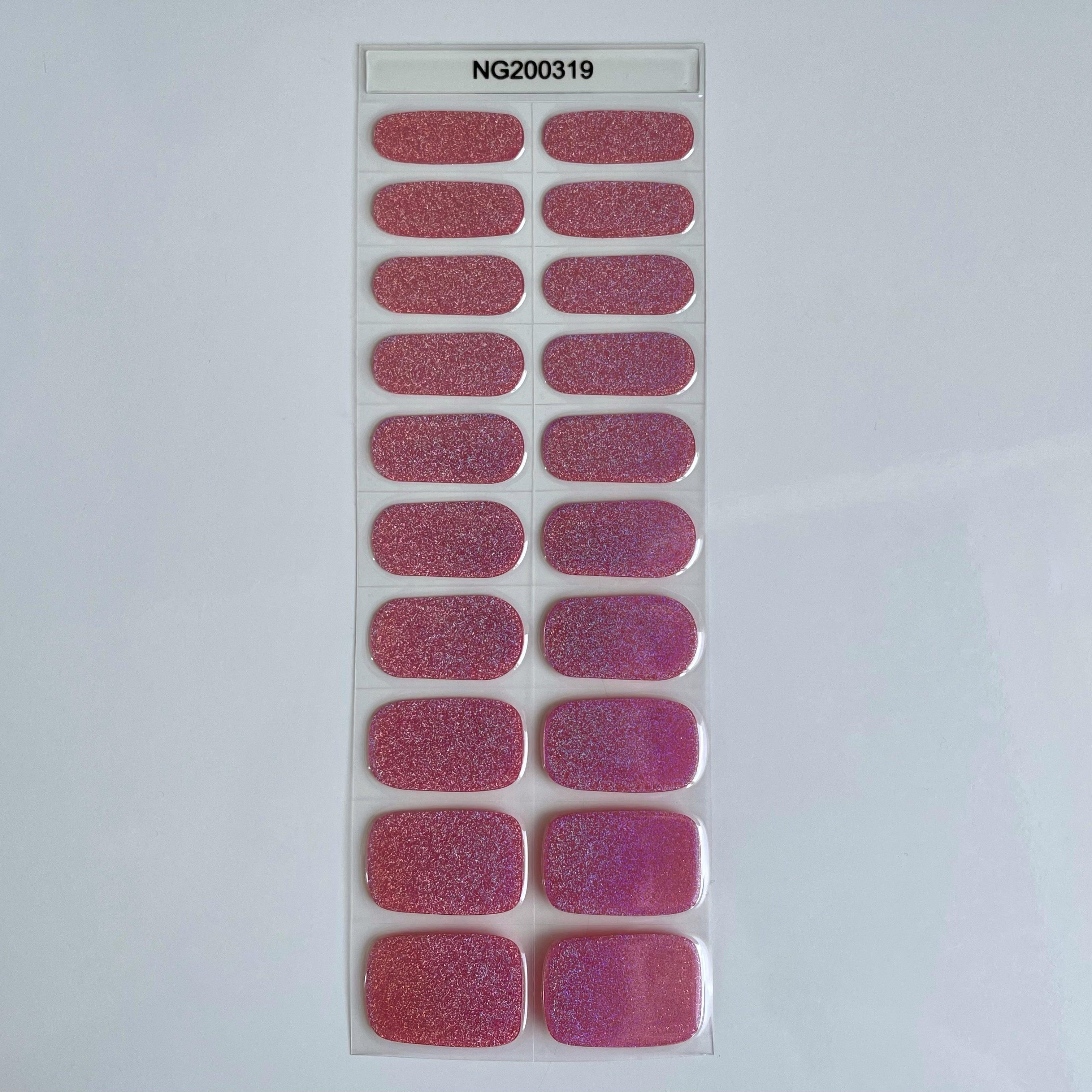Holo Holo Pink | Super Jellies DIY Hard Semi Cured Gel Nail Wraps