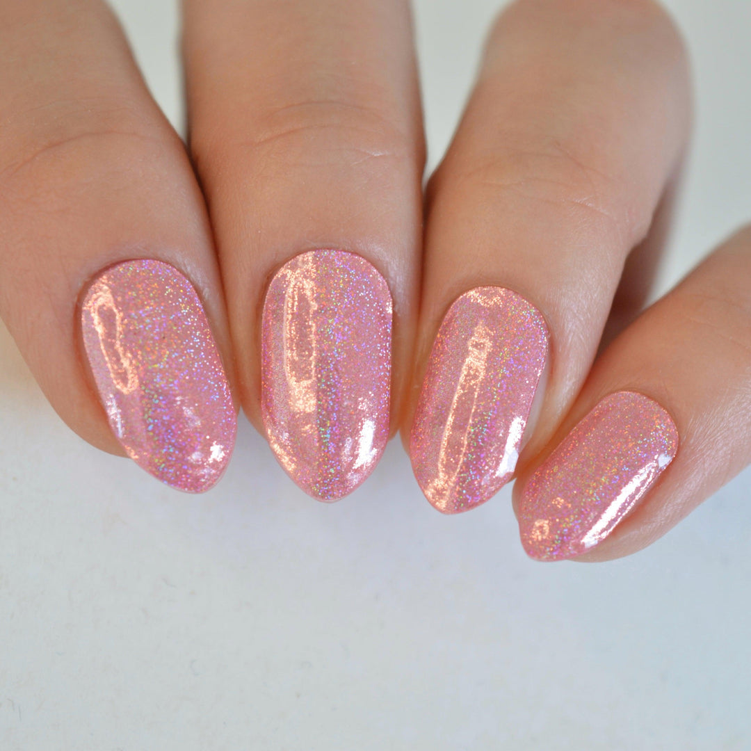 Holo Holo Pink | Super Jellies DIY Hard Semi Cured Gel Nail Wraps