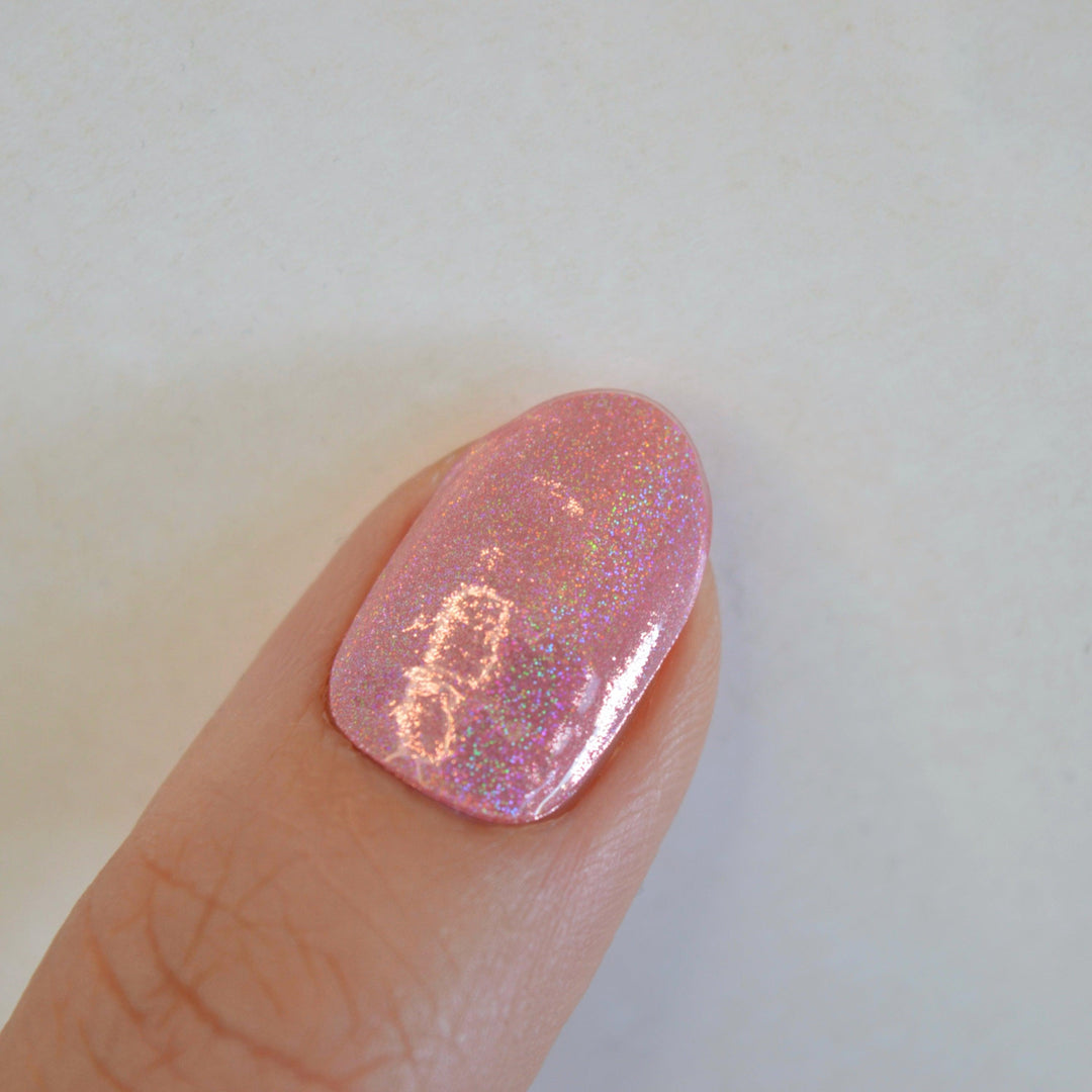 Holo Holo Pink | Super Jellies DIY Hard Semi Cured Gel Nail Wraps
