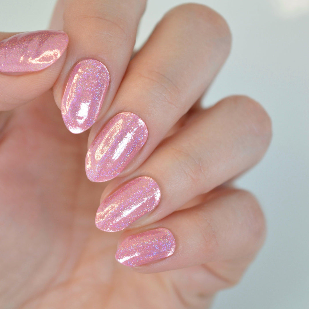 Holo Holo Pink | Super Jellies DIY Hard Semi Cured Gel Nail Wraps