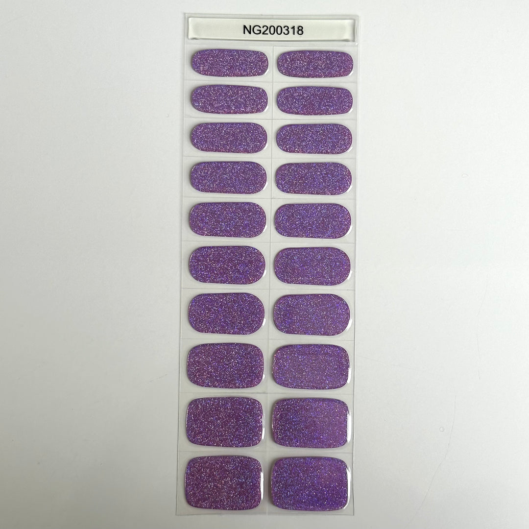 Holo Holo Purple | Super Jellies DIY Hard Semi Cured Gel Nail Wraps