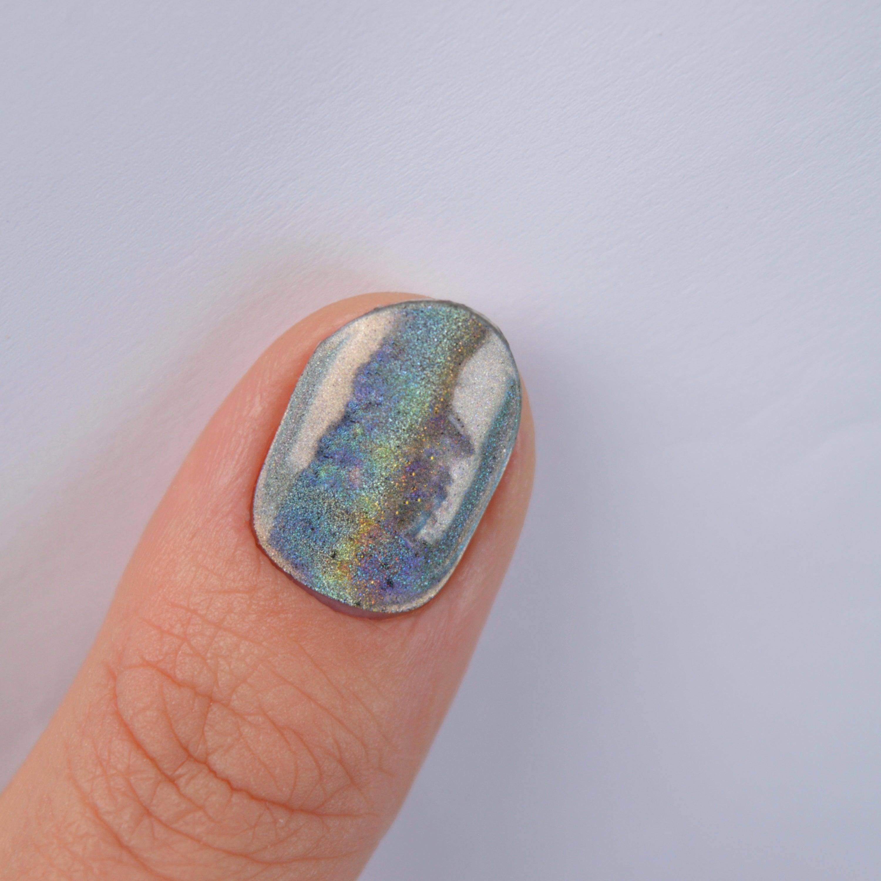 Holo Holo (Silver) | Super Jellies DIY Hard Semi Cured Gel Nail Wraps