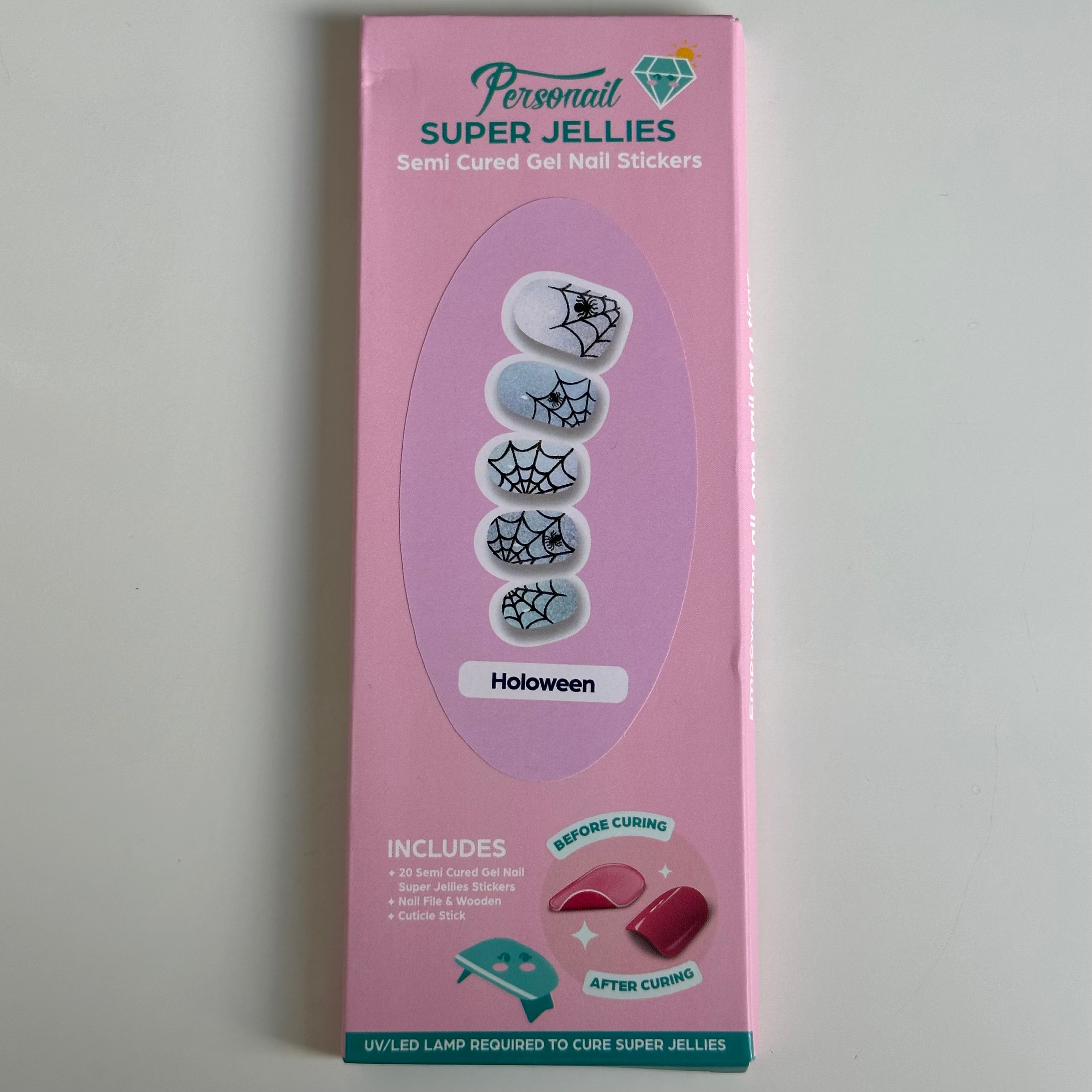 Holoween | Super Jellies DIY Hard Semi Cured Gel Nail Wraps