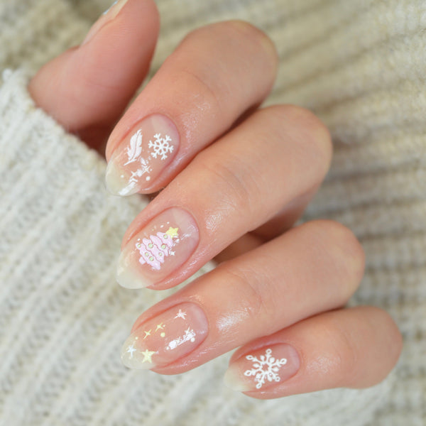 Frosty Tree PLAY Nail Art Sticker