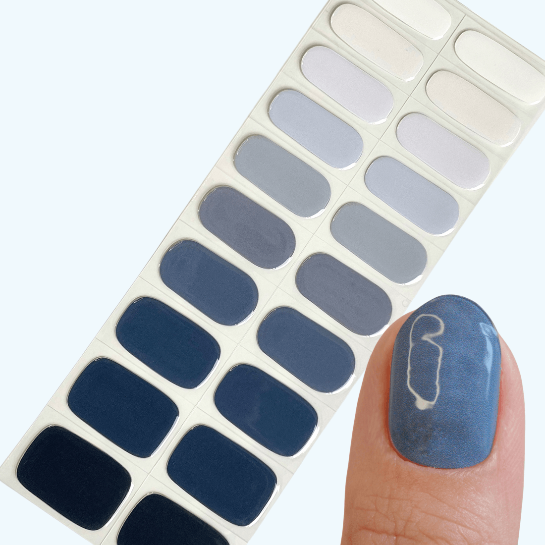 Lake | Super Jellies DIY Hard Semi Cured Gel Nail Wraps