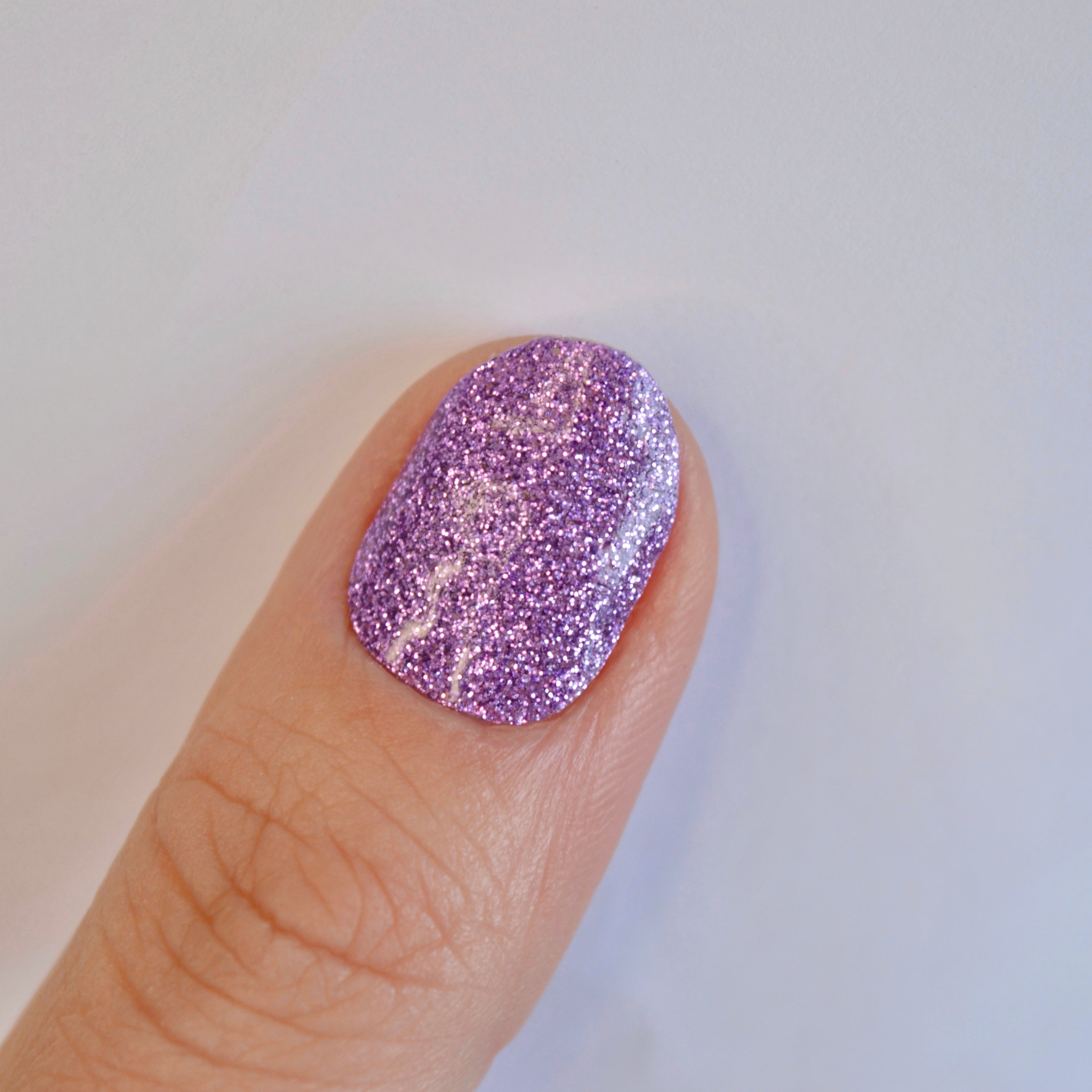 Lavender | Glitter Nail Polish Wraps