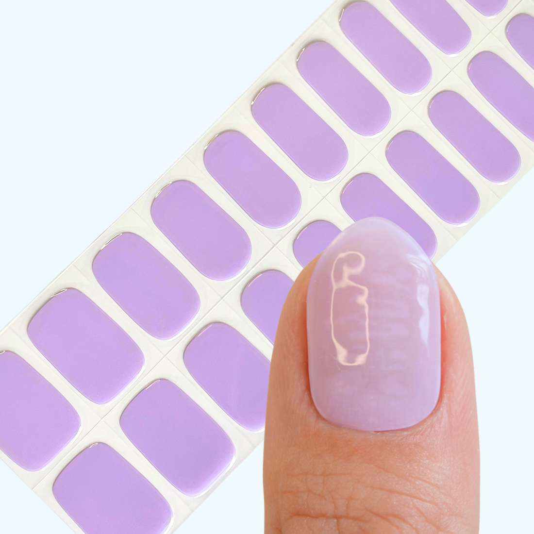 Lavender Haze | Super Jellies DIY Semi Cured Gel Nail Wrap