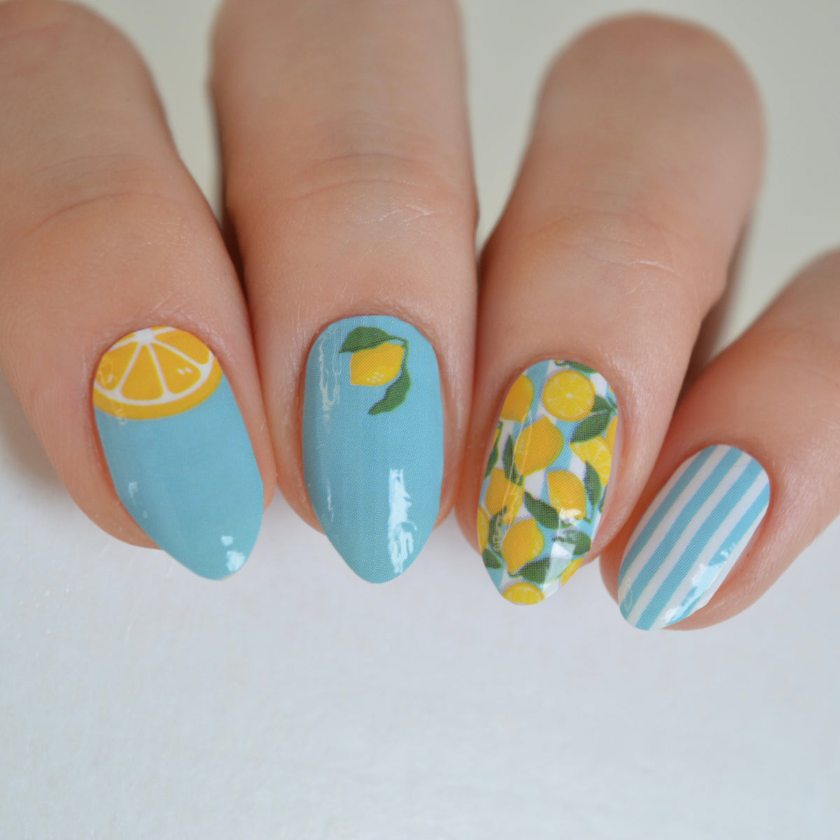Lemon x Teggun Ashleigh | Nail Polish Wraps